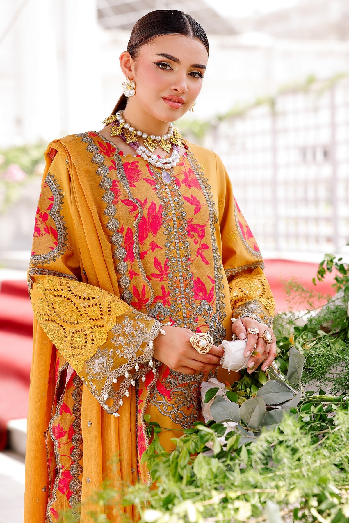 3-PC Unstitched Embroidered Lawn Collection CT5-14