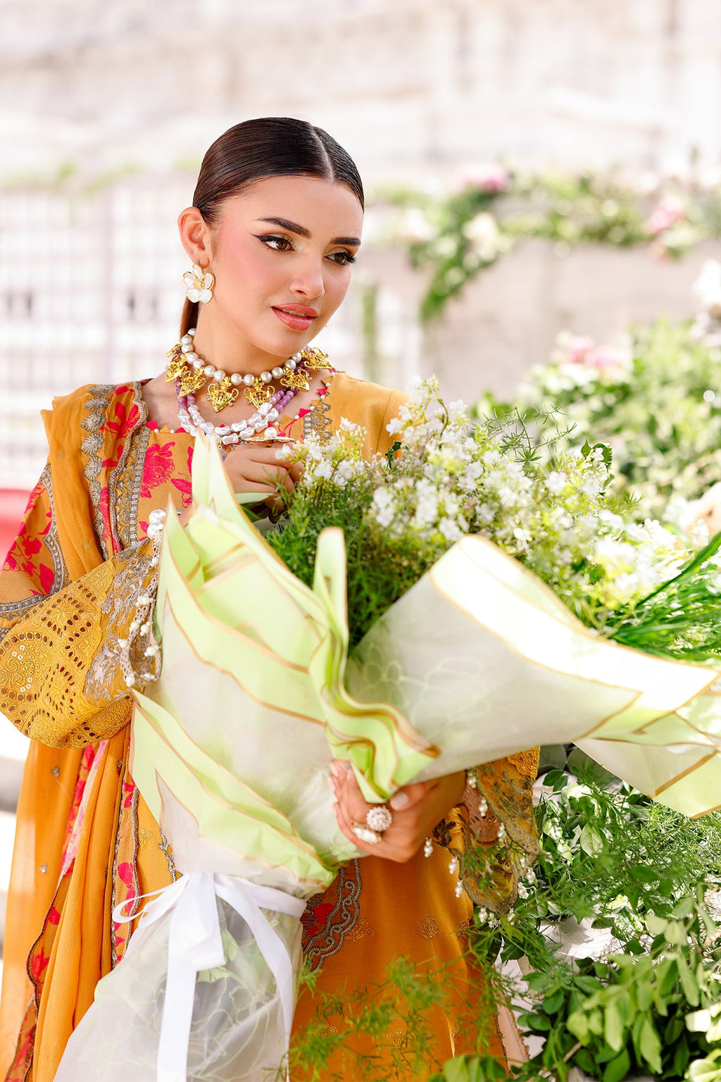 3-PC Unstitched Embroidered Lawn Collection CT5-14