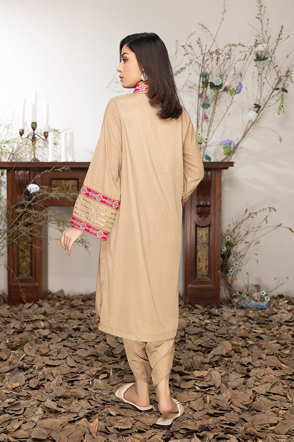 2-Pc Gripe Silk Shirt With Gripe Silk Tulip Shalwar CNP22-27-S-A