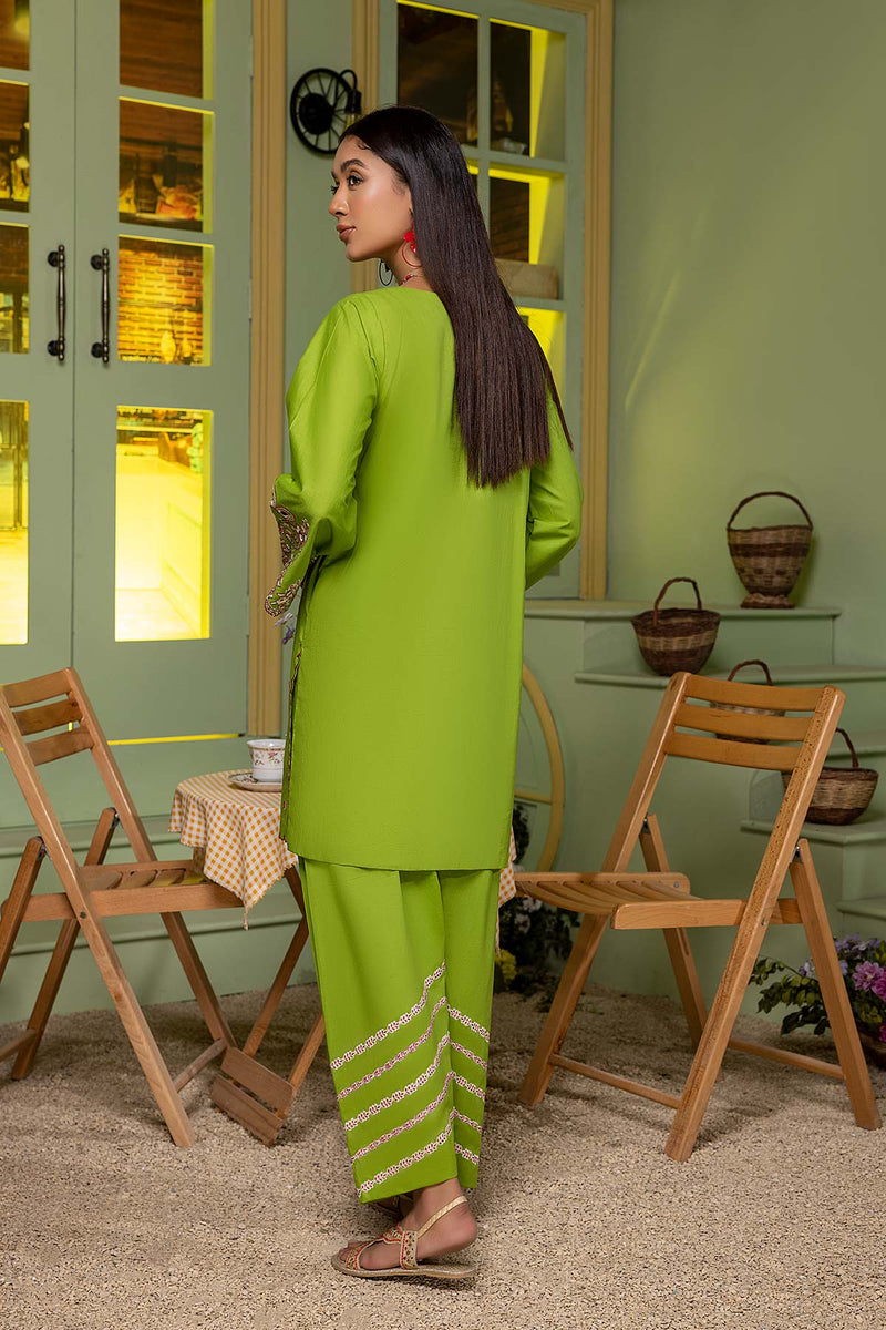 2 Pc Embroidered Lawn Shirt with Cotton Shalwar CTA22-05