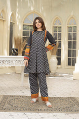 2 Pc Digital Printed Lawn with Shalwar CPM22-38