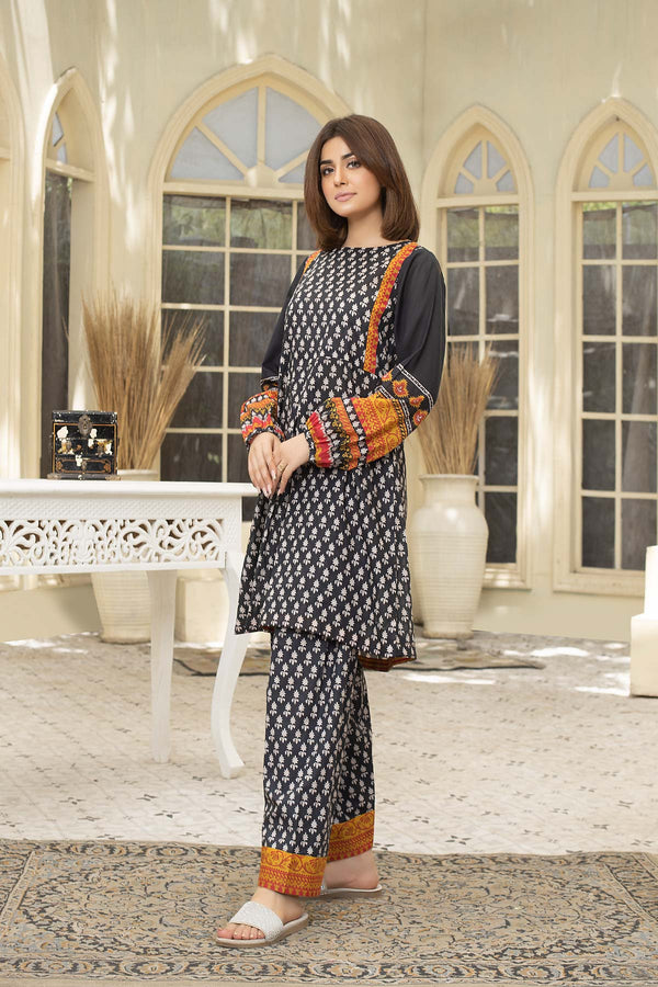 2 Pc Digital Printed Lawn with Shalwar CPM22-38