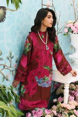 2-Pc Embroidered Khaddar Shirt with Khaddar Trouser BLW3-03