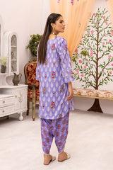 2 PC Digital Printed Shirt With Tulip Shalwar CPM22-58