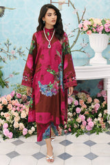 2-Pc Embroidered Khaddar Shirt with Khaddar Trouser BLW3-03