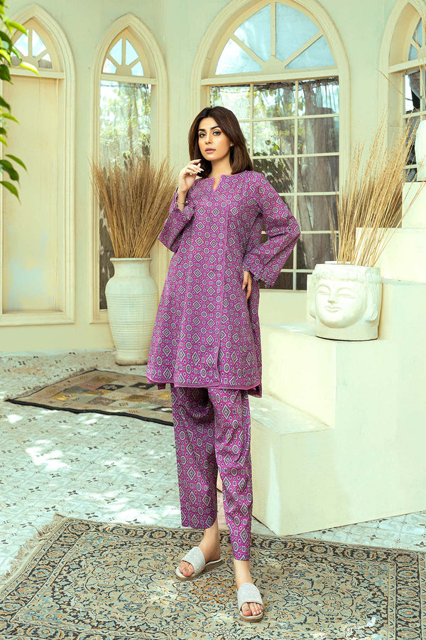 2 Pc Digital Printed Lawn CPM22-46