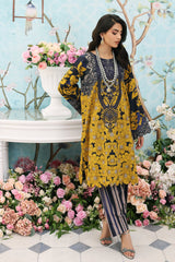 2-Pc Embroidered Khaddar Shirt with Khaddar Trouser BLW3-2A