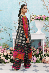 2-Pc Embroidered Khaddar Shirt with Khaddar Trouser BLW3-07