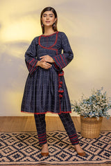 2 Pc Digital Printed Lawn Shirt With Cotton Shalwar CPM22-66