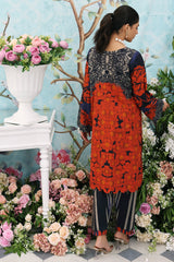 2-Pc Embroidered Khaddar Shirt with Khaddar Trouser BLW3-2B