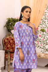 2 PC Digital Printed Shirt With Tulip Shalwar CPM22-58