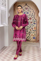 2 Pc Digital Printed Lawn Shirt With Cotton Trouser CPM22-54