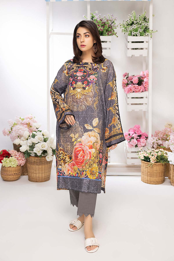 1-PC Printed Brosha Lawn Shirt CPM22-06-S