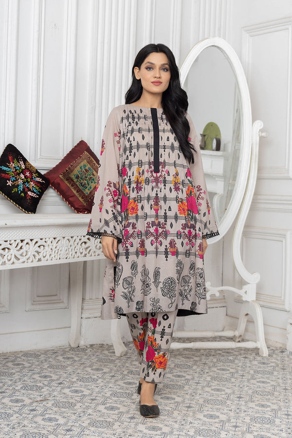 2 PC Digital Printed Shirt With Lawn Trouser CPM22-79