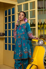 2 Pc Printed Lawn Shirt with Shalwar CPM22-05